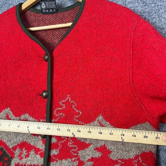 Vintage Cardigan‎ Size 38 Stapf Austria Sweater Red - Picture 4 of 8